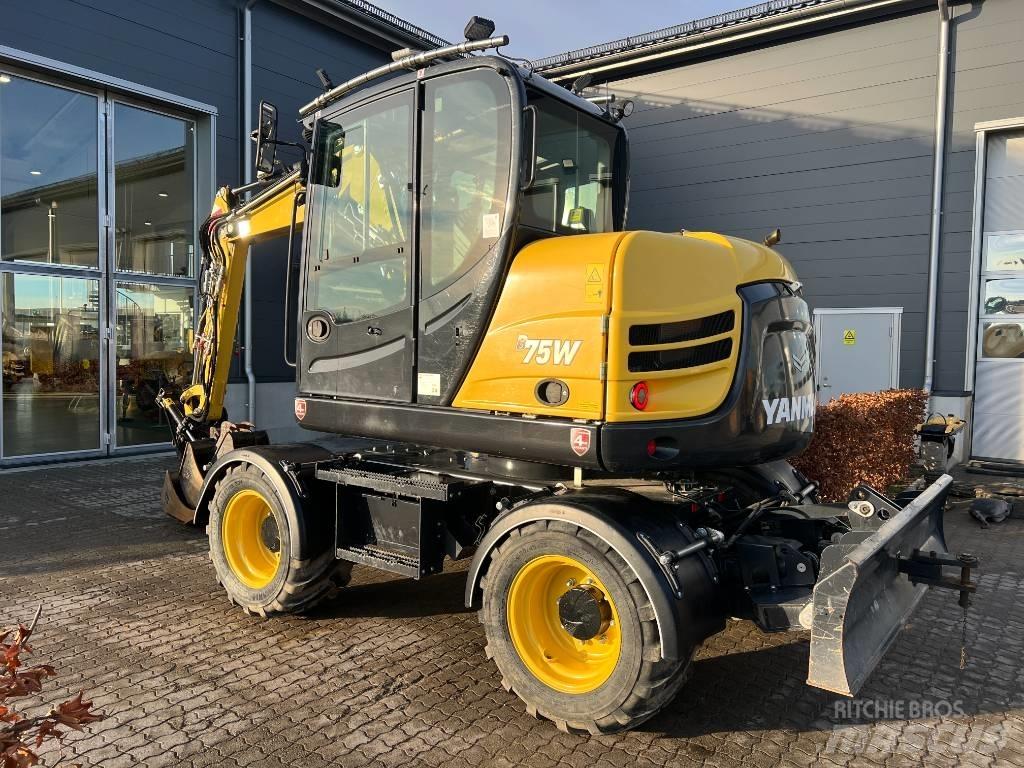 Yanmar B 75 W  휠 굴삭기