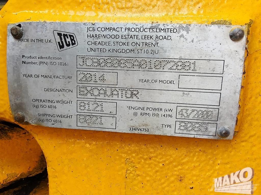 JCB 8085 ZTS 중형굴삭기 7톤-28톤