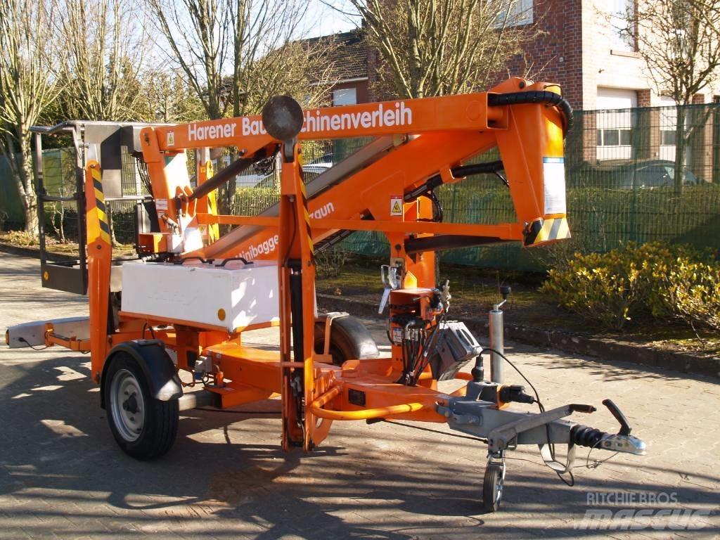 Niftylift 120 T 트레일러 탑재 고소작업대