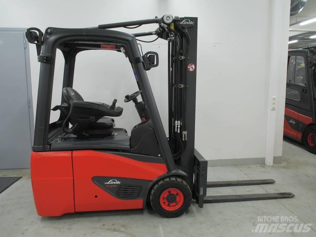 Linde E 16 C-02 전동 지게차