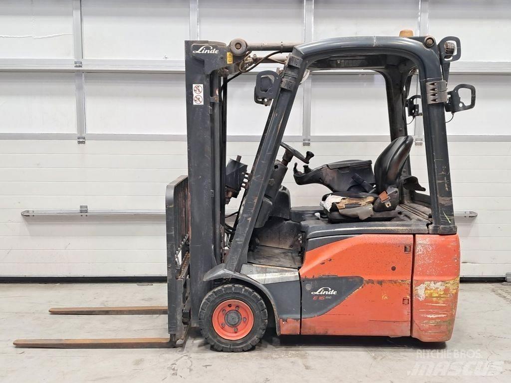 Linde E16C-02 전동 지게차