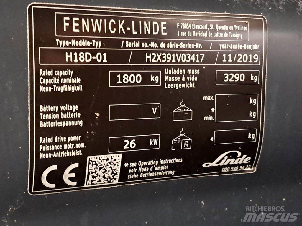 Linde H18D-01 디젤 지게차