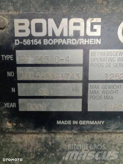 Bomag BW 213 D-4 싱글 드럼 롤러