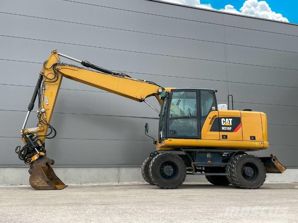 CAT M316F  휠 굴삭기