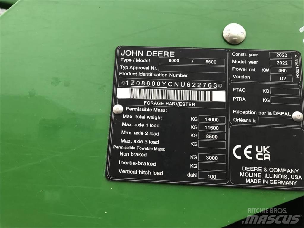 John Deere 8600 자동 초지기계