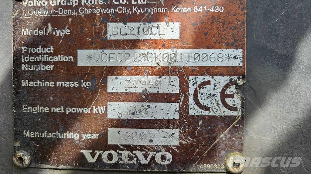 Volvo EC 210 C L 대형 굴삭기 29톤 이상