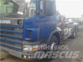 Scania p 124-420 케이블 리프트 탈착식 트럭