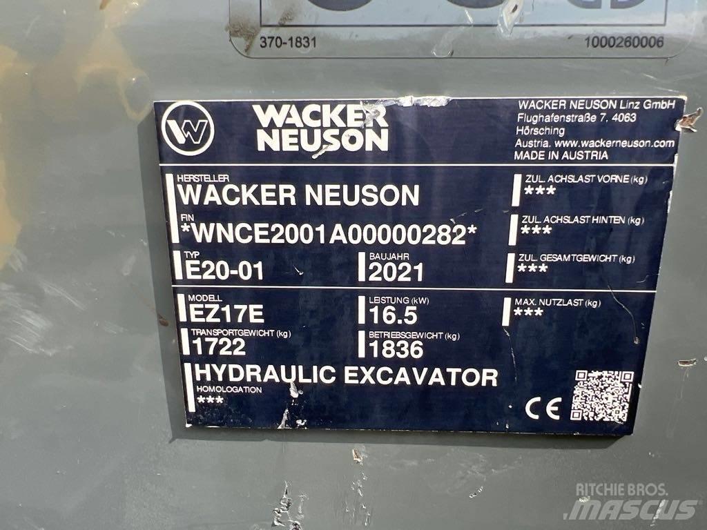 Wacker Neuson EZ17e 대형 굴삭기 29톤 이상