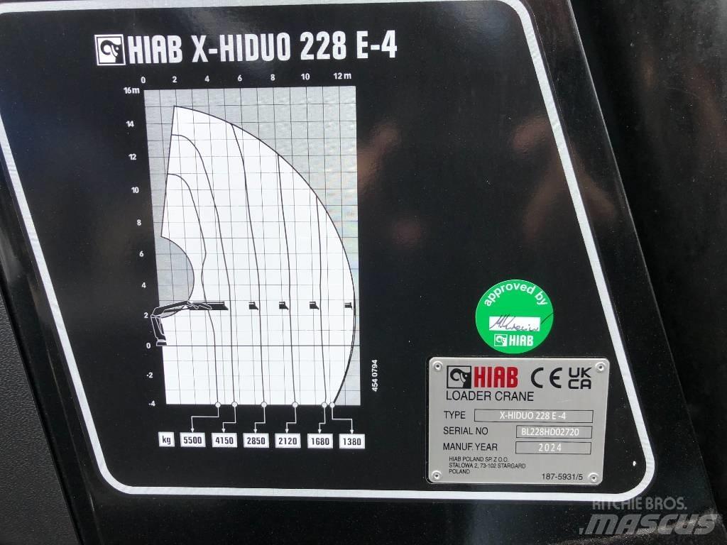 HIAB X-HiDuo 228 E-4 로더 크레인