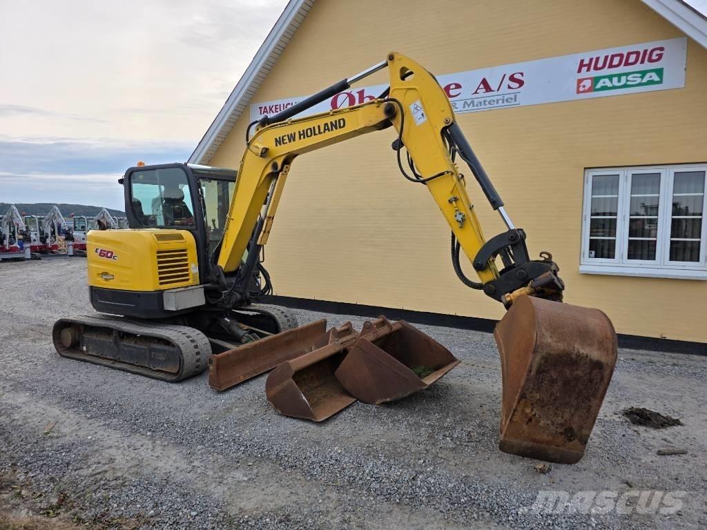 New Holland E60C 소형 굴삭기 7톤 미만