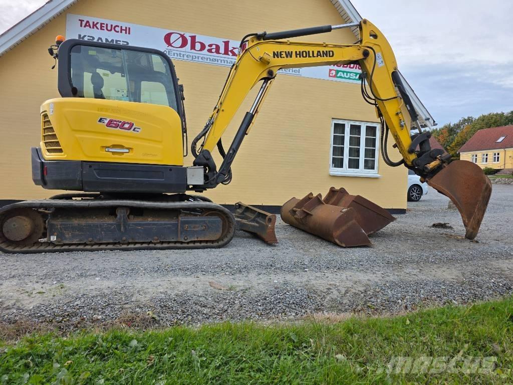 New Holland E60C 소형 굴삭기 7톤 미만
