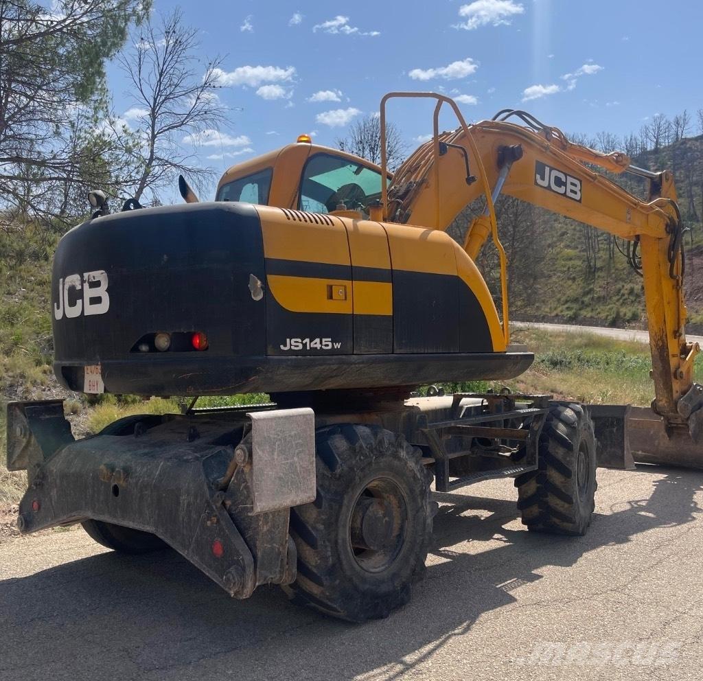 JCB JS 145 W  휠 굴삭기