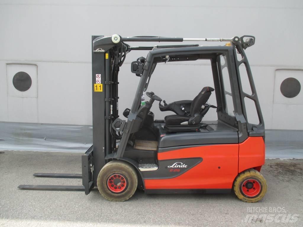 Linde E25L 전동 지게차
