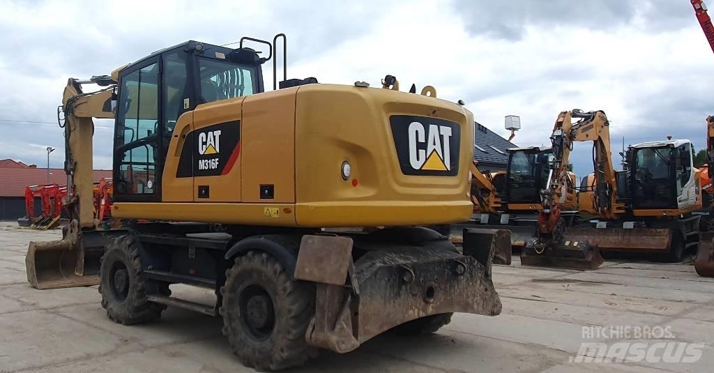 CAT M316F  휠 굴삭기