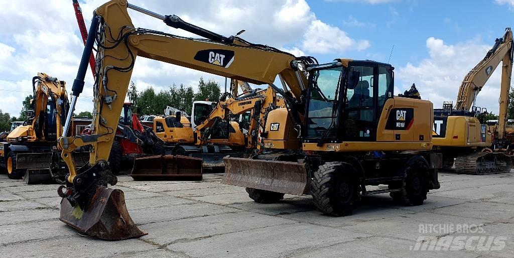 CAT M316F  휠 굴삭기