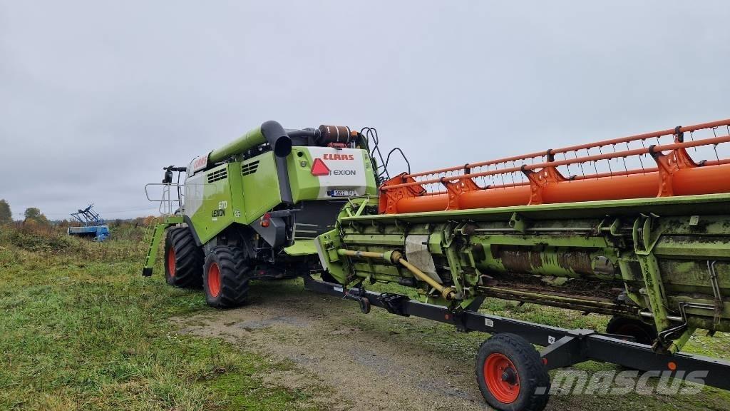 CLAAS Lexion 670 콤바인 수확기