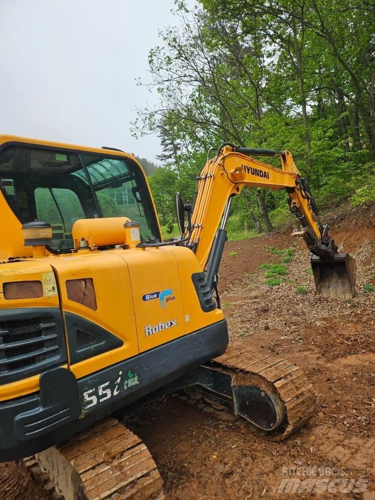 Hyundai Robex 55 소형 굴삭기 7톤 미만