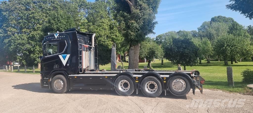 Scania R660 훅 리프트 트럭