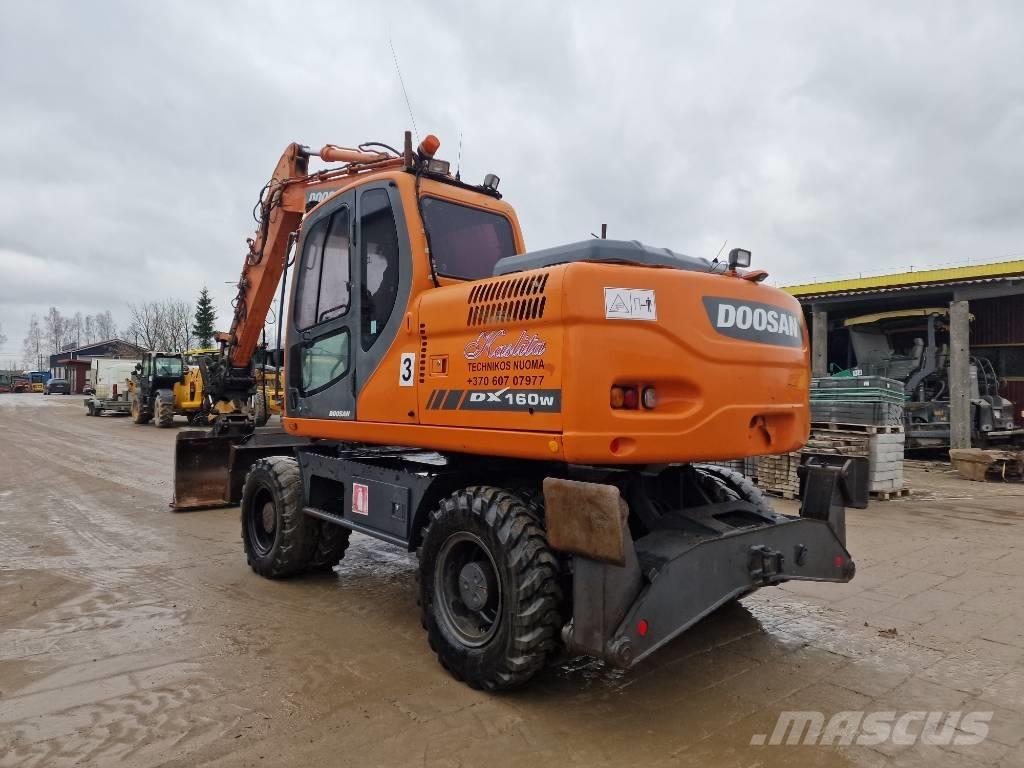 Doosan DX 160 W  휠 굴삭기