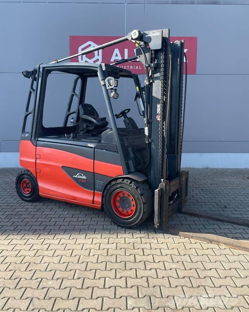 Linde E 50 전동 지게차