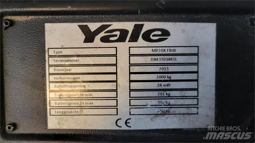 Yale MP20X 2013 경량 리프터