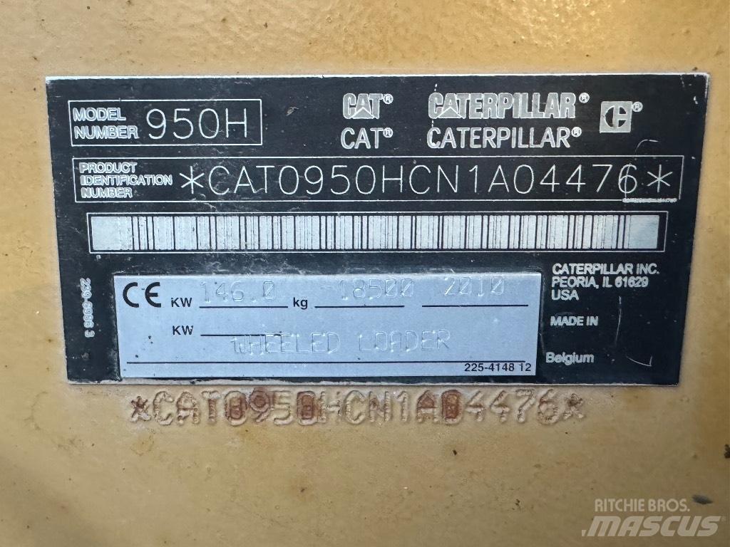 CAT 950H  휠로우더