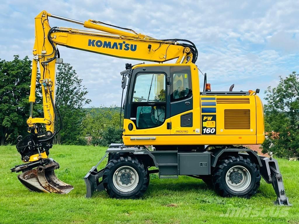 Komatsu PW 160 - 10  휠 굴삭기