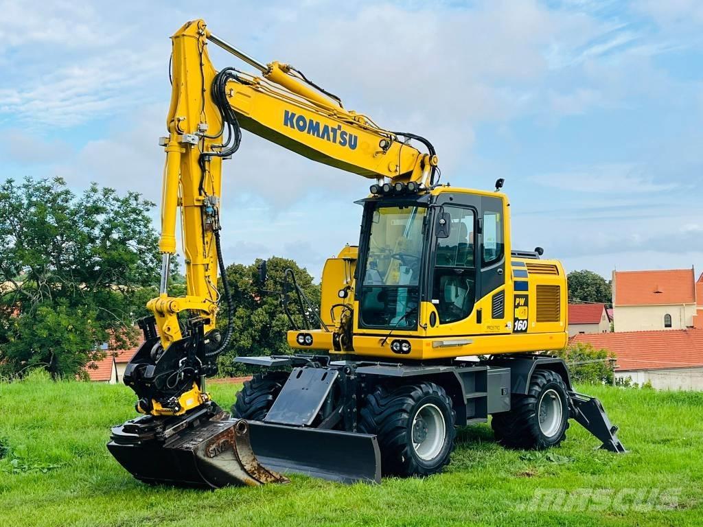 Komatsu PW 160 - 10  휠 굴삭기