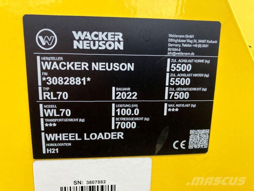 Wacker WL 70  휠로우더