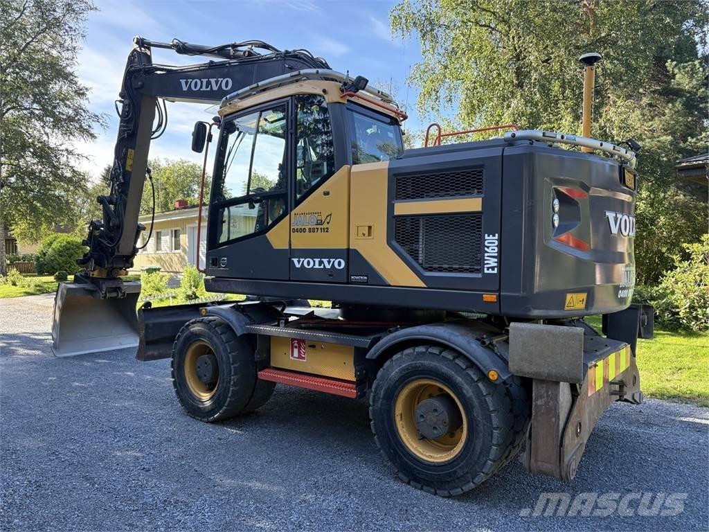 Volvo EW160E  휠 굴삭기