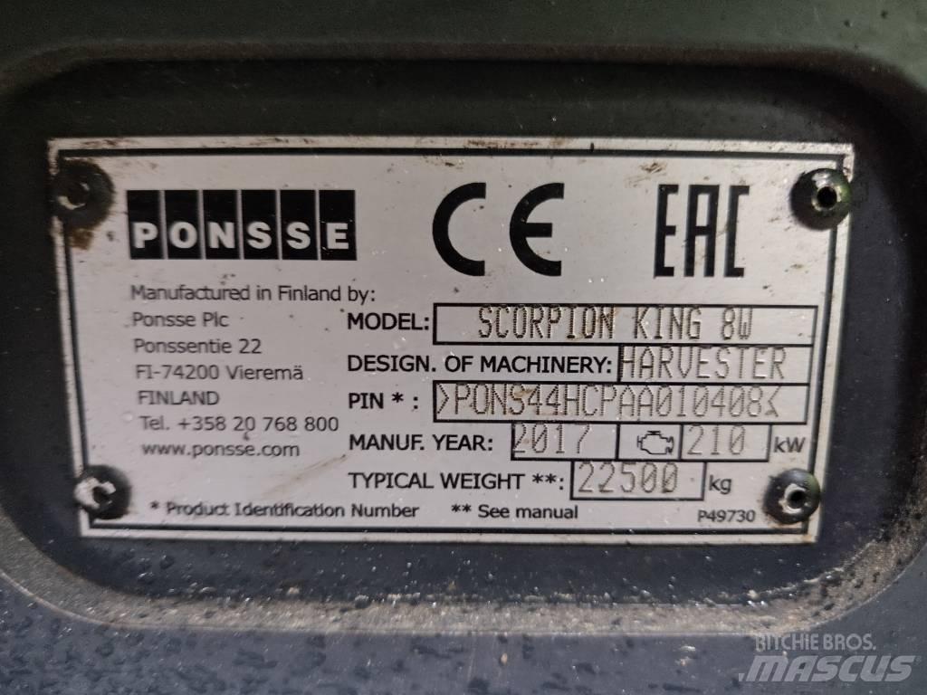 Ponsse Scorpion King 원목 하베스터