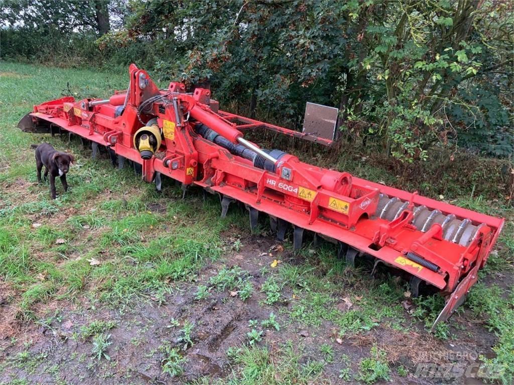 Kuhn HR 6004 DR 파워 하로우 및 로토틸러(회전 경운기)