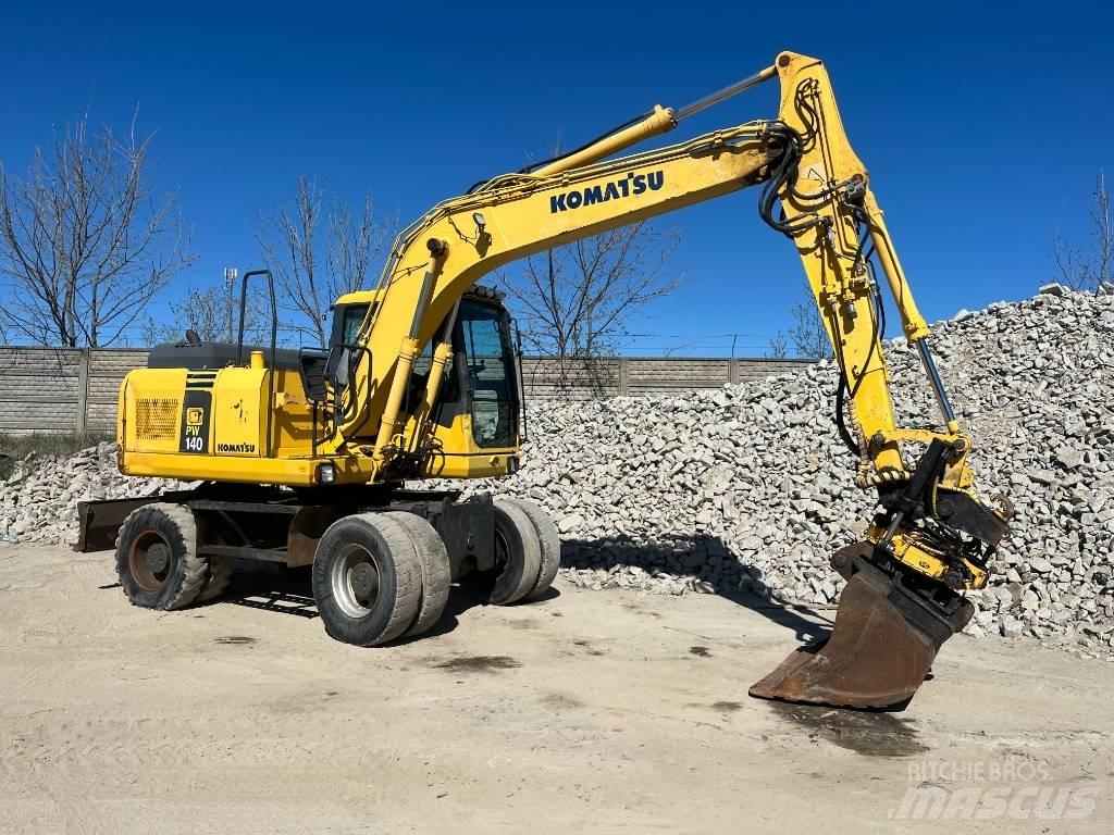 Komatsu PW 140-7  휠 굴삭기