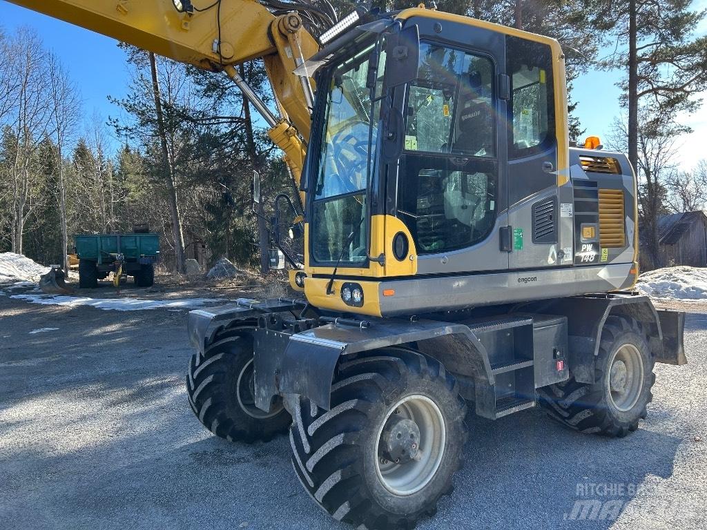 Komatsu PW148 -10  휠 굴삭기