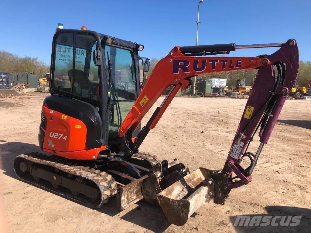 Kubota U 27-4 소형 굴삭기 7톤 미만