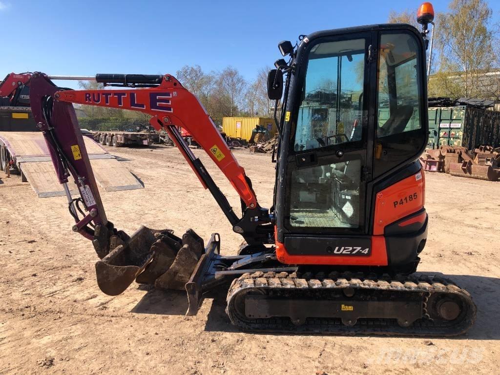 Kubota U 27-4 소형 굴삭기 7톤 미만