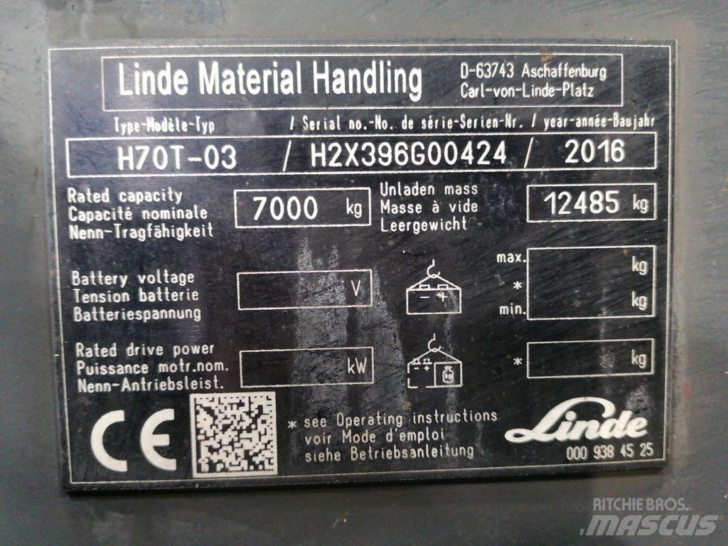 Linde H70T-01 LPG 지게차