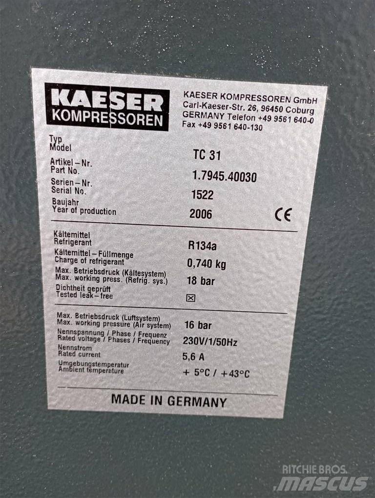 Kaeser TC31 콤푸레샤