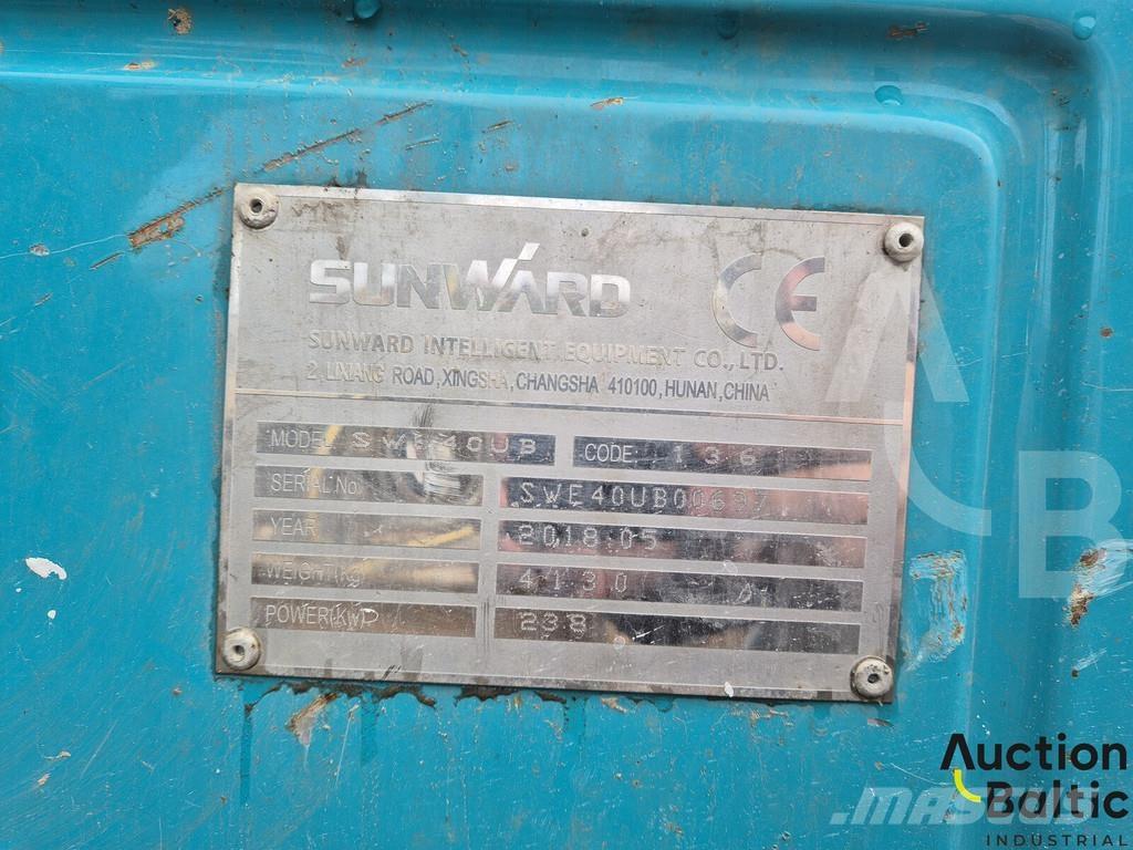Sunward SWE40UB 소형 굴삭기 7톤 미만