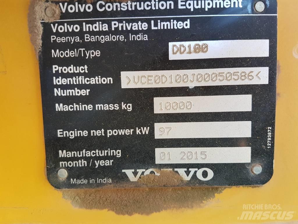 Volvo DD100 트윈 드럼 롤러
