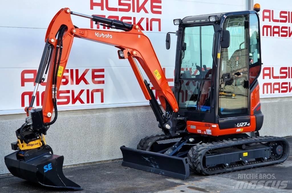 Kubota U 27-4 소형 굴삭기 7톤 미만