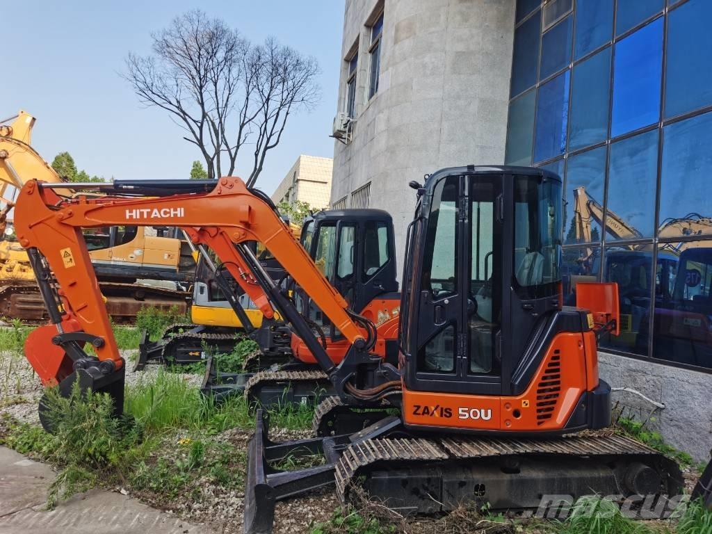 Hitachi ZX 50 U 소형 굴삭기 7톤 미만