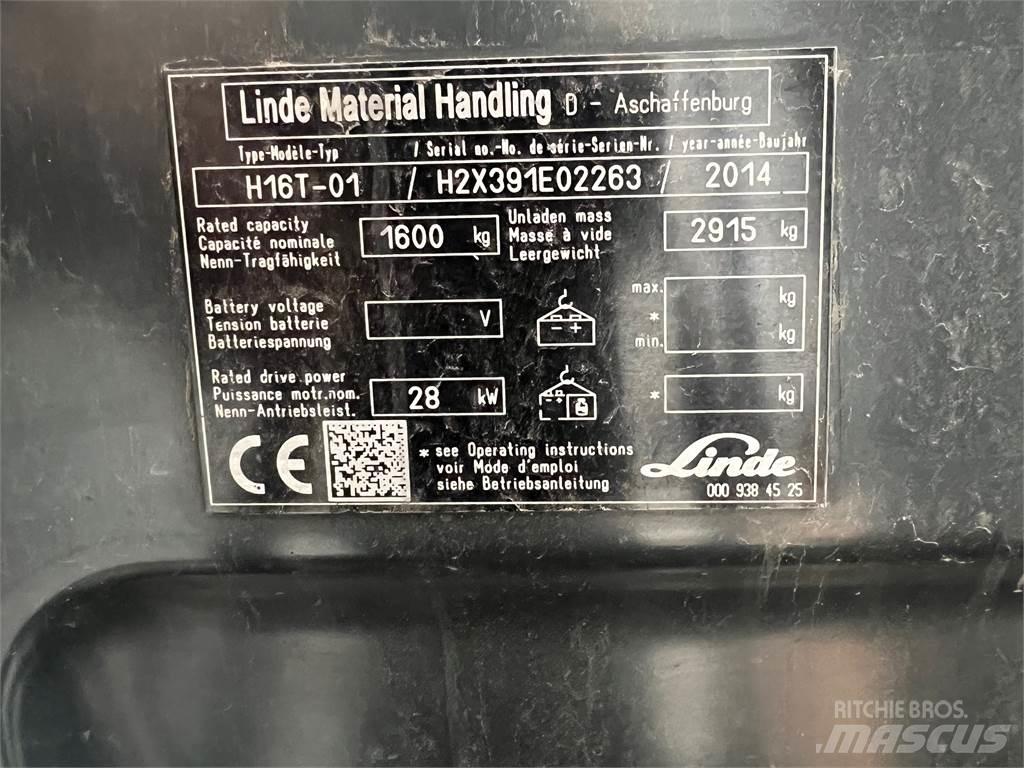 Linde H16T LPG 지게차