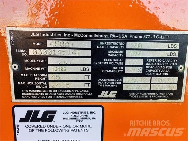 JLG 450 AJ II 관절형 전동이동 리프트