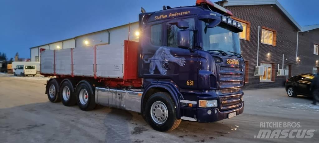 Scania R 500 8X4 스킵 로더 트럭