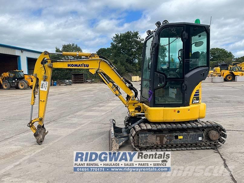 Komatsu PC 26 MR-5 소형 굴삭기 7톤 미만
