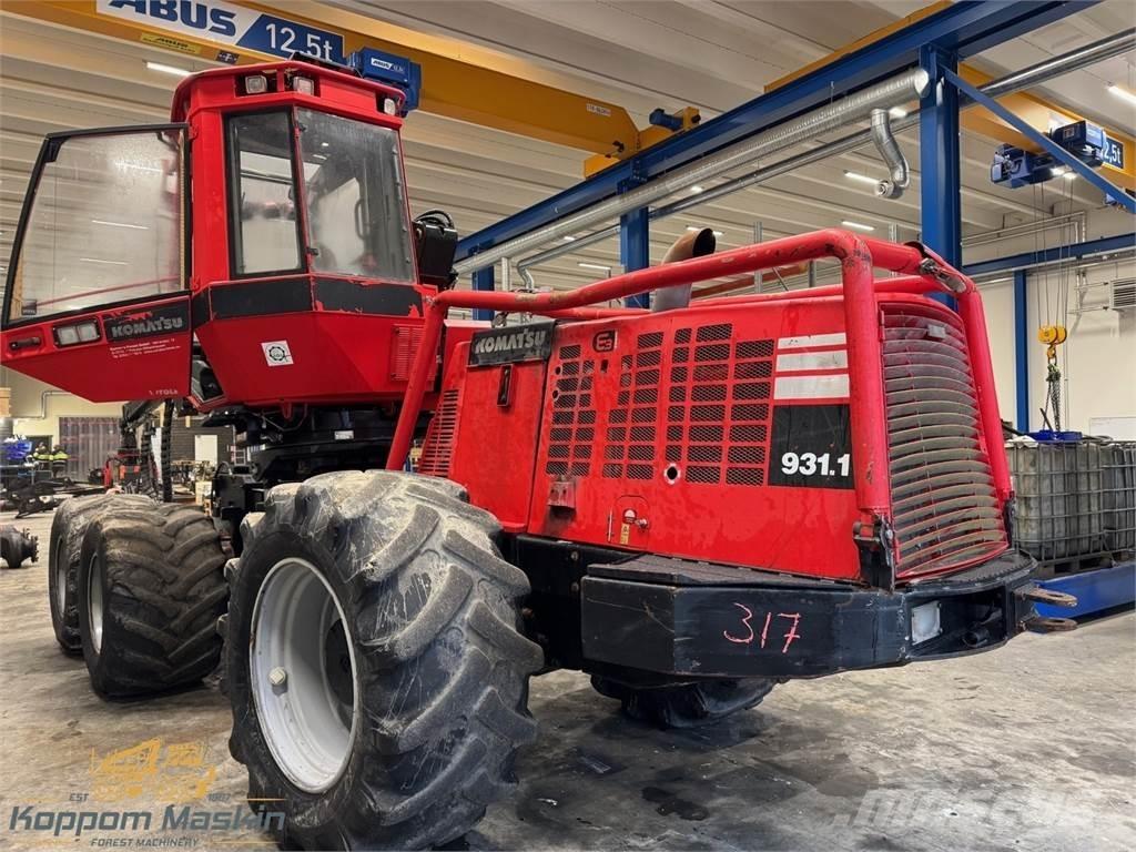 Komatsu 931.1 원목 하베스터