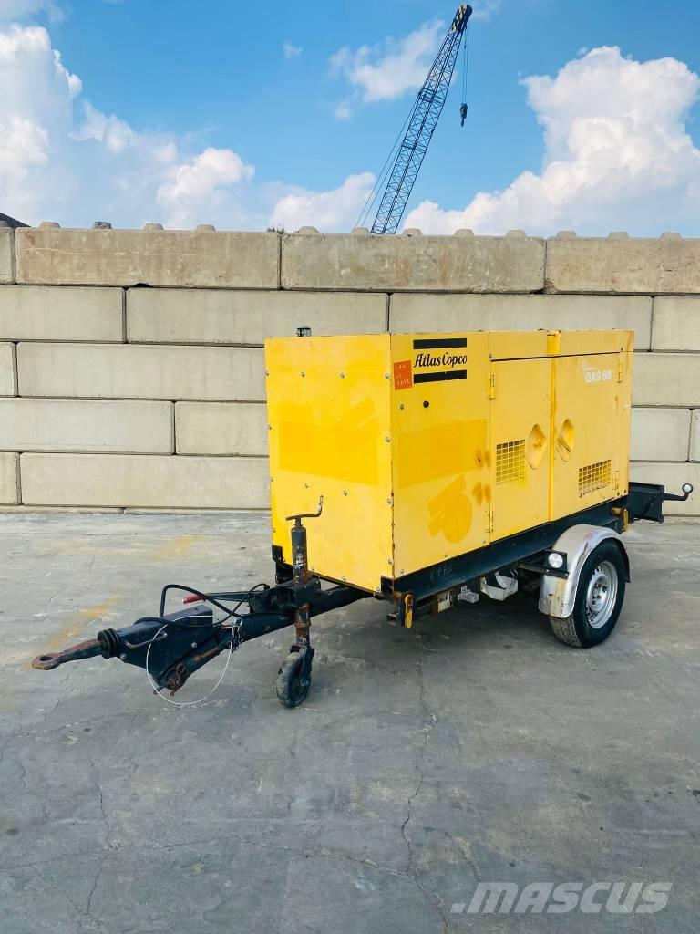 Atlas Copco QAS 60 디젤 발전기