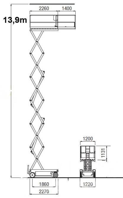 Iteco IT 12122 가위형 리프트