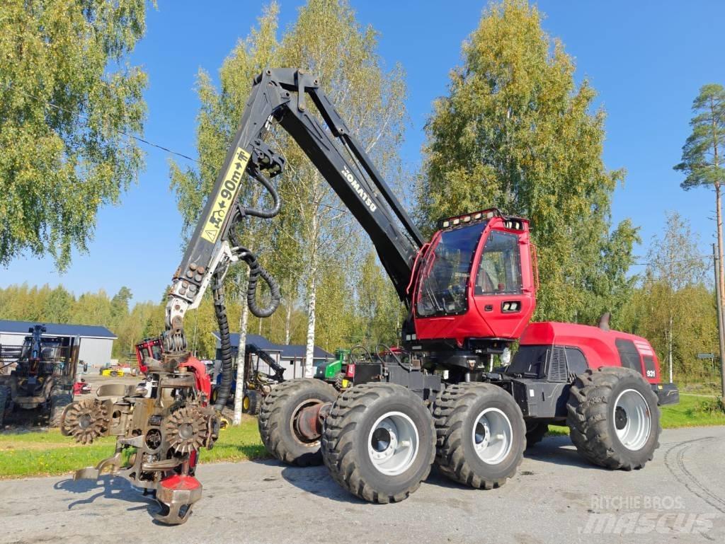 Komatsu 931 원목 하베스터